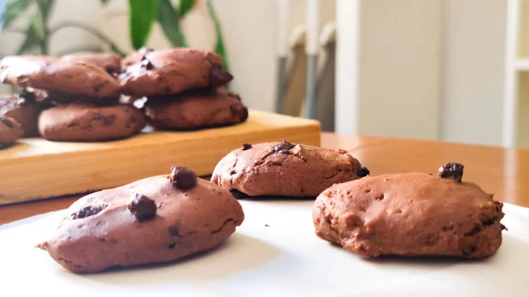 Receta saludable de galletas de chocolate